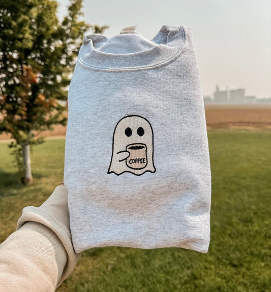 Hot Coffee Ghosty Crewneck