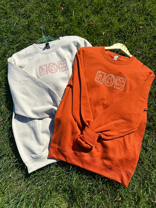 Spooky Stamps Crewneck