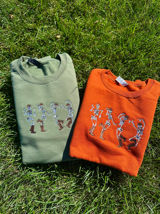 Dancing Cowboy Skeletons Crew